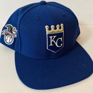 Kansas City Royals 47 Brand Adjustable Hat Cap Blue American league logo #R3